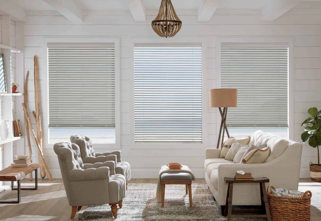 rèm gỗ phong cách tối giản minimalism hiện đại