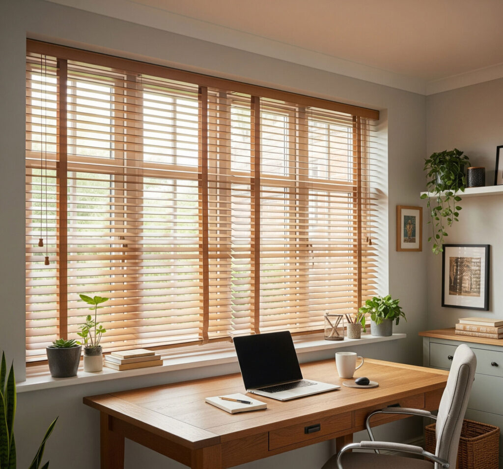 rèm gỗ vệ sinh nhanh trong 5 phút tại nhà