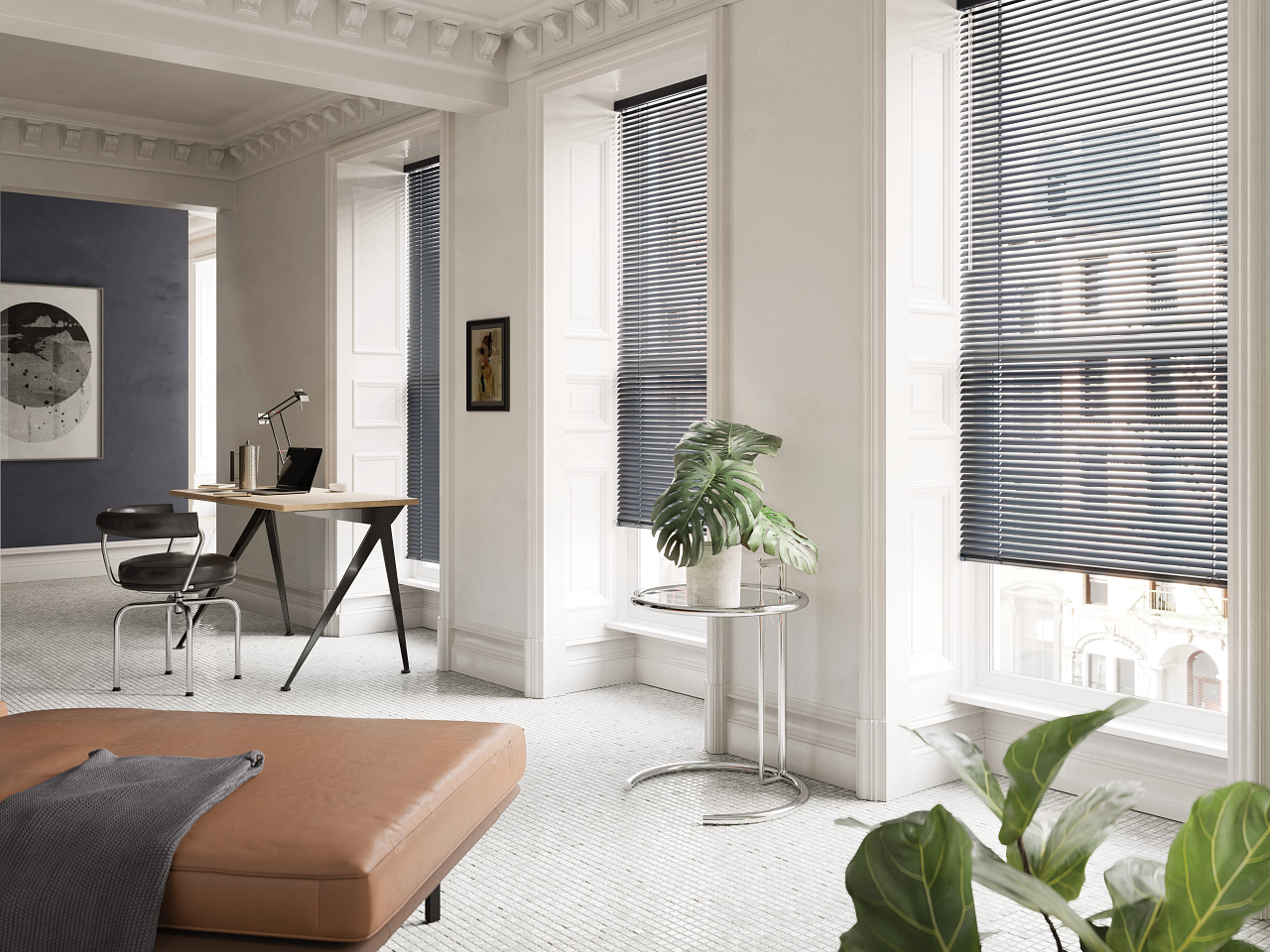 Rèm sáo nhôm bệnh viện sạch sẽ và dễ vệ sinh