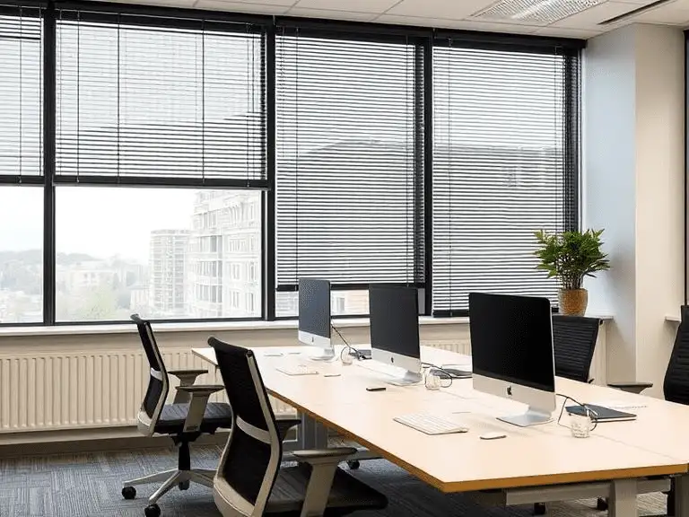 Rèm sáo nhôm chịu nhiệt tốt lắp cửa hướng Tây