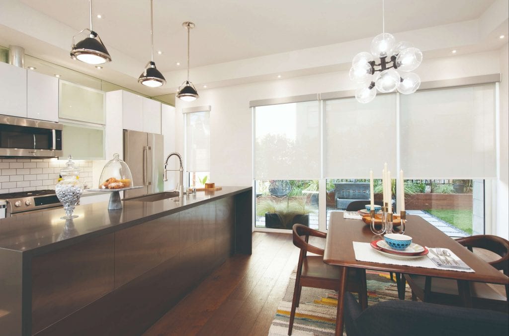 mẫu rèm cuốn chống nắng mưa chịu thời tiết ngoài trời