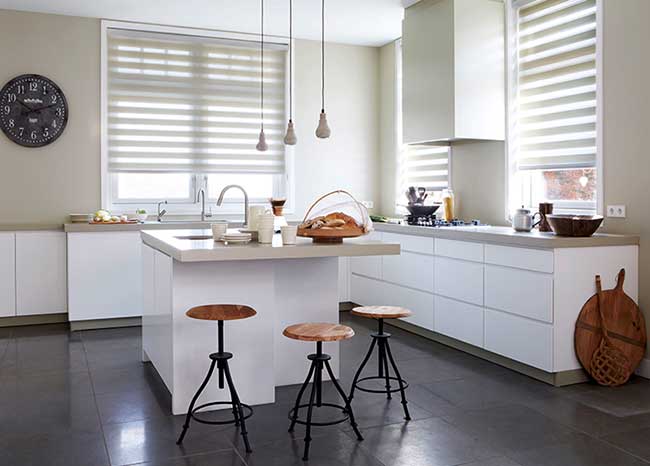 rèm cửa sổ bếp đẹp che nắng hiệu quả