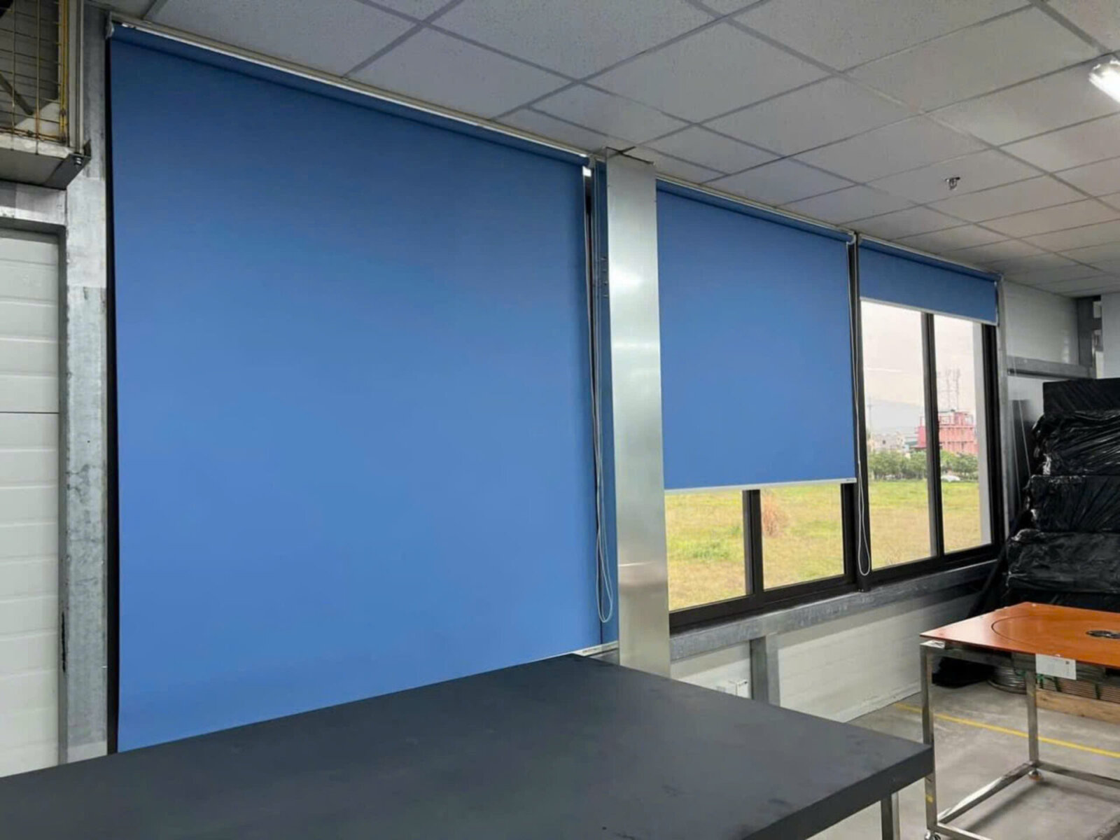 rèm cuốn phủ nhựa chống nước dễ vệ sinh và bền màu