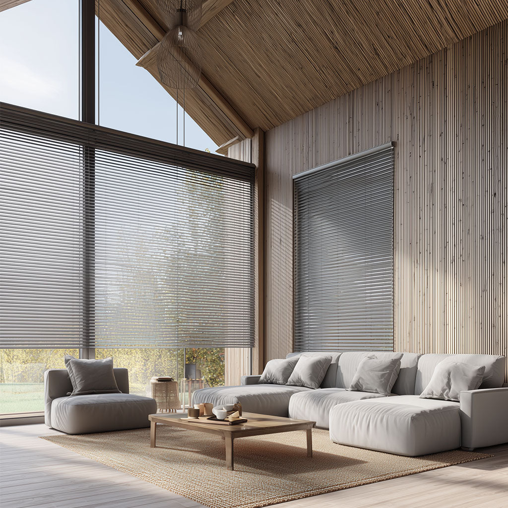 rèm sáo nhôm điều tiết ánh sáng thông minh