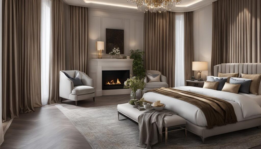 Rèm cửa đẹp bình dương biệt thự cao cấp sang trọng