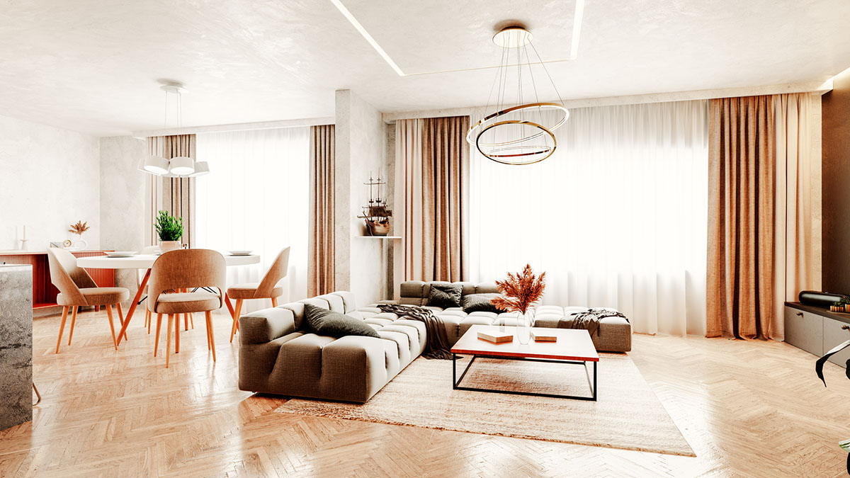 hình ảnh so sánh các loại rèm cửa thực tế