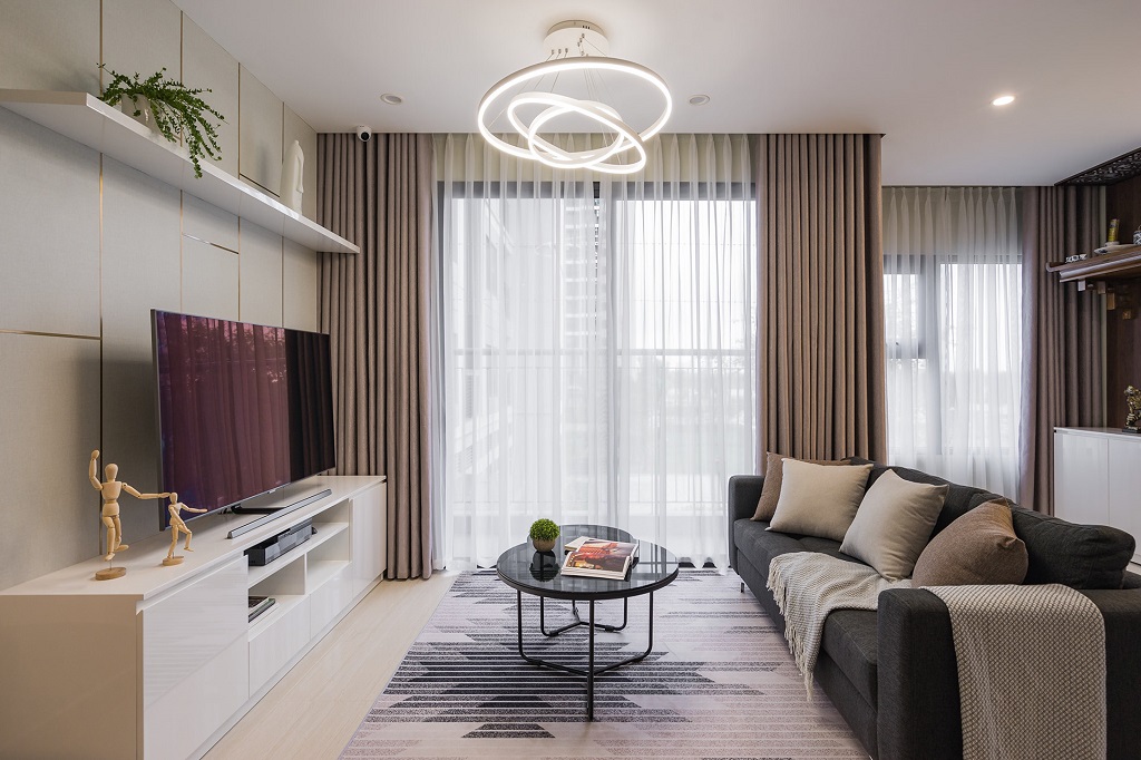 lắp đặt mẫu rèm cửa bán chạy cho căn hộ