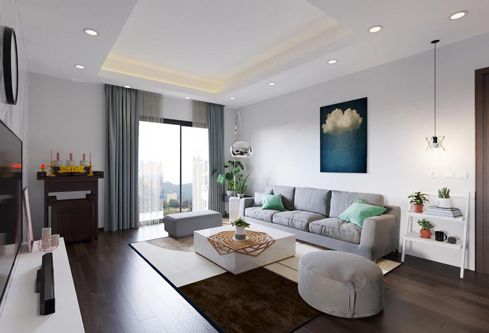 mẫu rèm cửa căn hộ cao cấp đồng bộ nội thất