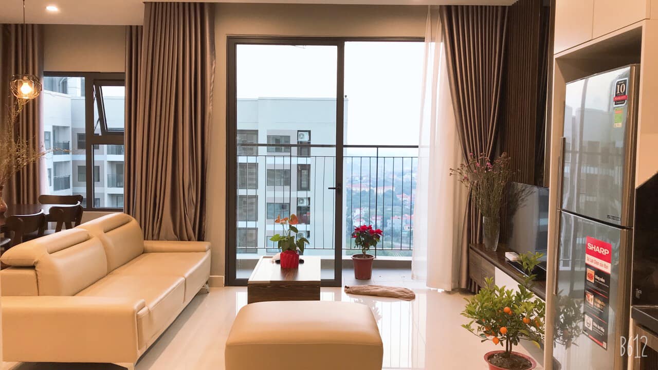 mẫu rèm cửa căn hộ dịch vụ cho thuê lâu dài