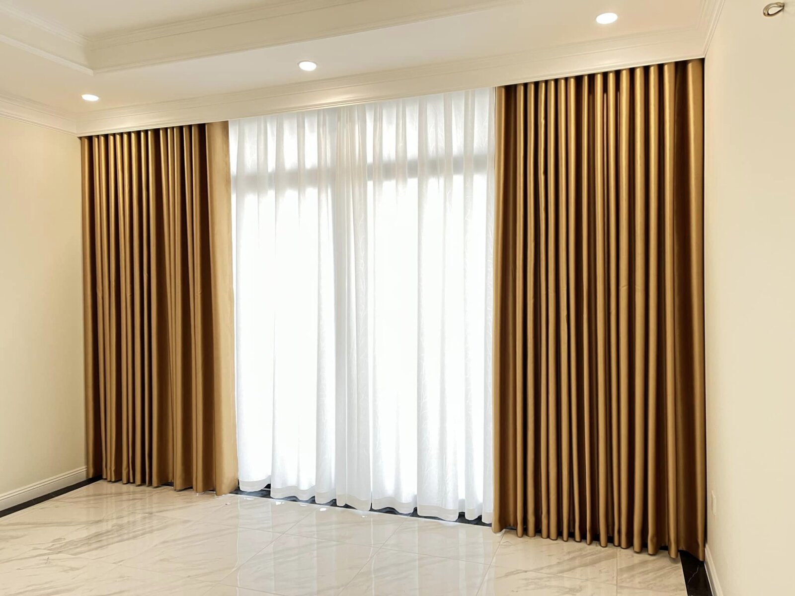 rèm vải 2 lớp đẹp điều chỉnh ánh sáng linh hoạt