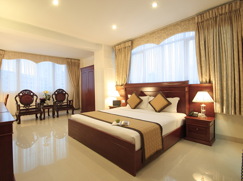 rèm vải đẹp độ rủ tự nhiên, màu sắc hài hòa