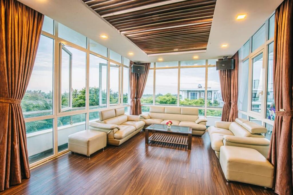 rèm vải nhập khẩu châu Âu hoa văn tinh xảo