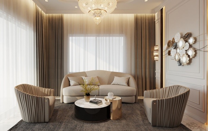 rèm vải nhập khẩu đẹp chất vải mềm mịn, cao cấp