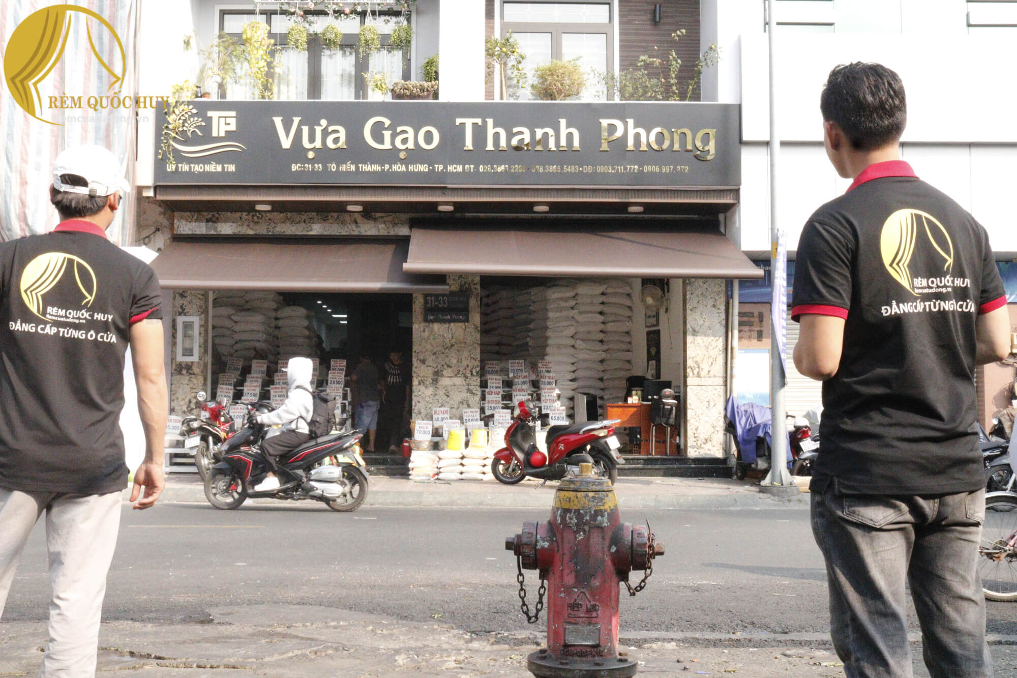 Mái che thông minh tự cuốn Rèm Quốc Huy