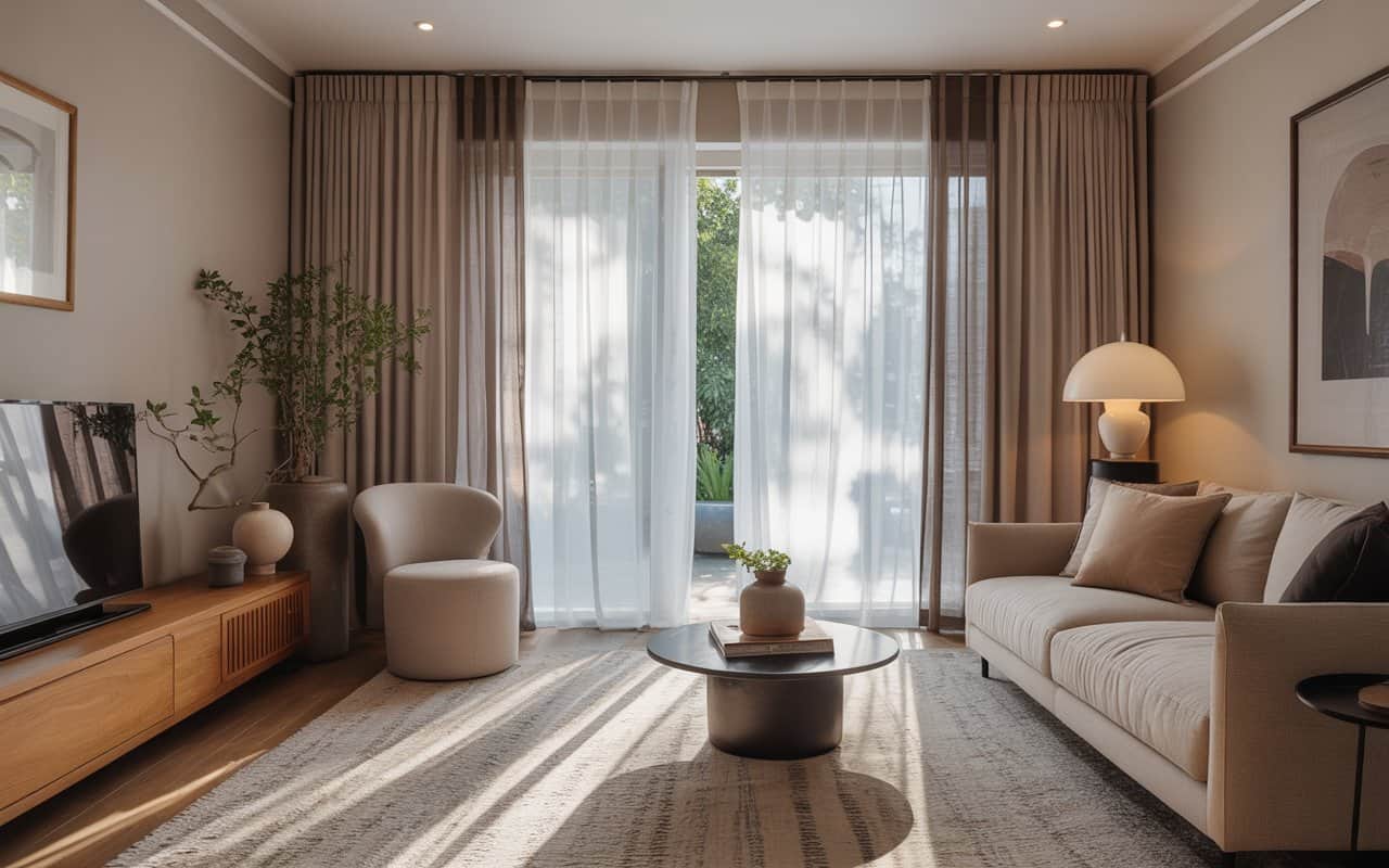 Thi công rèm cửa đẹp Đồng Nai cho showroom