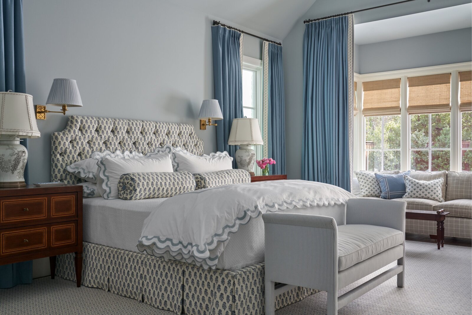 Thi công rèm cửa đẹp sóc trăng phòng khách sang trọng