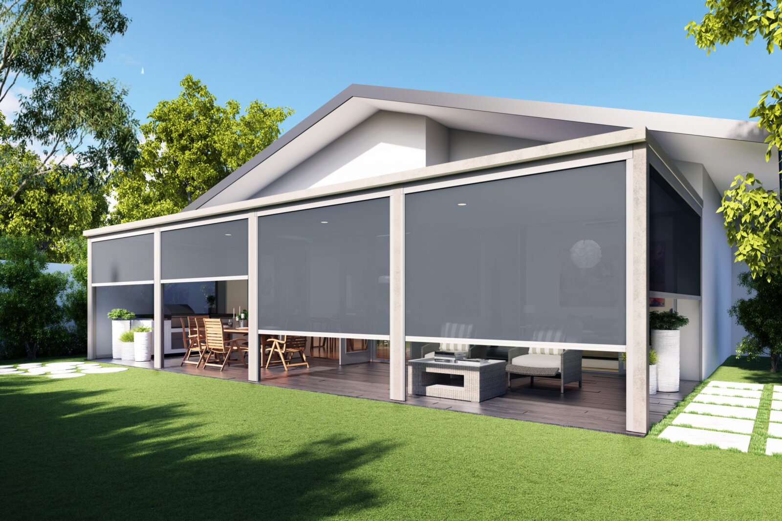 cấu tạo hệ ray và vải giúp rèm zipper có bền không