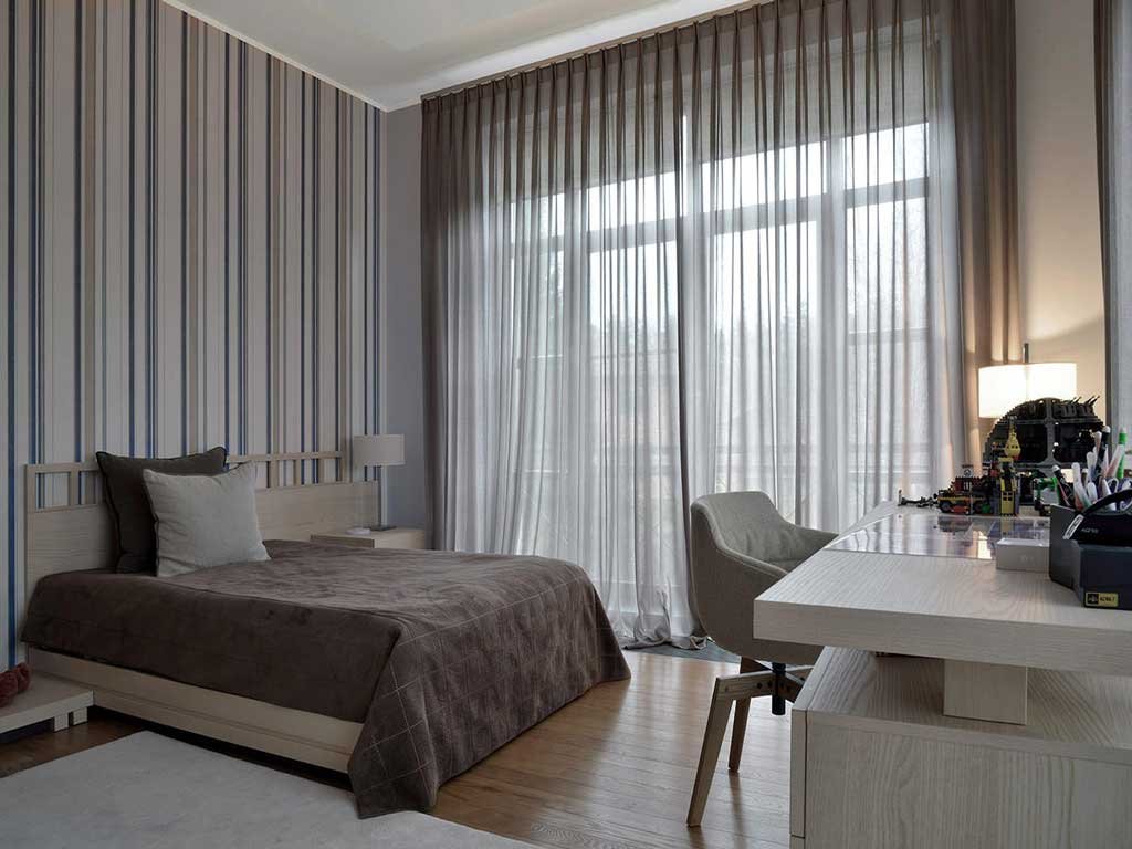 giải pháp rèm cửa sổ phòng ngủ không khoan tường tiện lợi