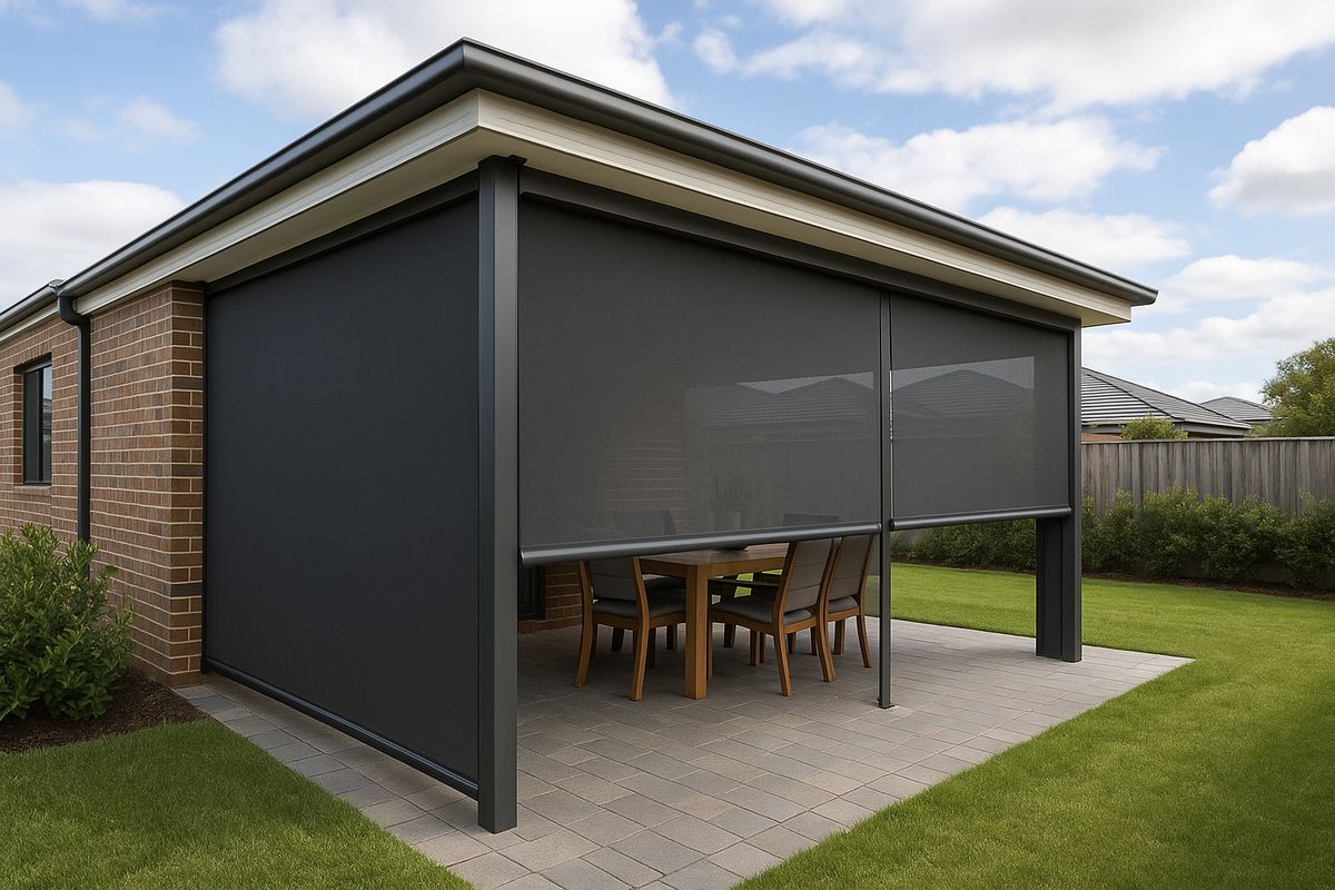 mẫu rèm che nắng ban công TPHCM đẹp cho căn hộ