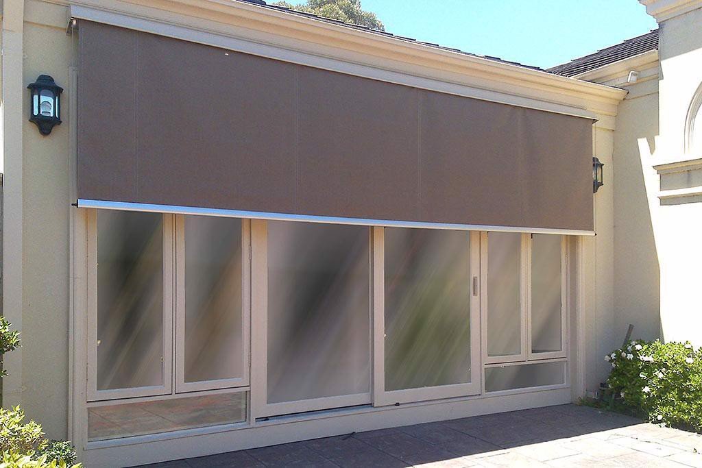 mẫu rèm che nắng sân thượng giúp giảm nhiệt và chống tia uv