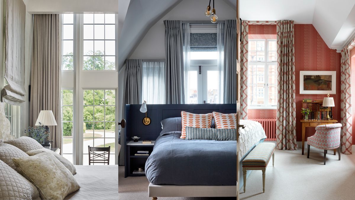 Rèm cửa sổ phòng ngủ màu xanh – Mang lại cảm giác thư giãn và gần gũi thiên nhiên