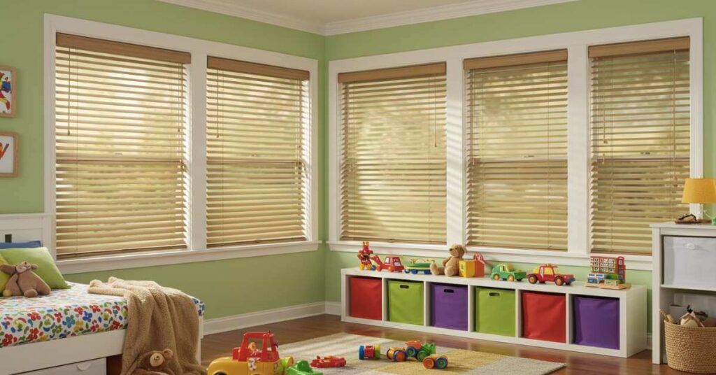 rèm nhựa giả gỗ phòng ngủ chống ẩm bền đẹp