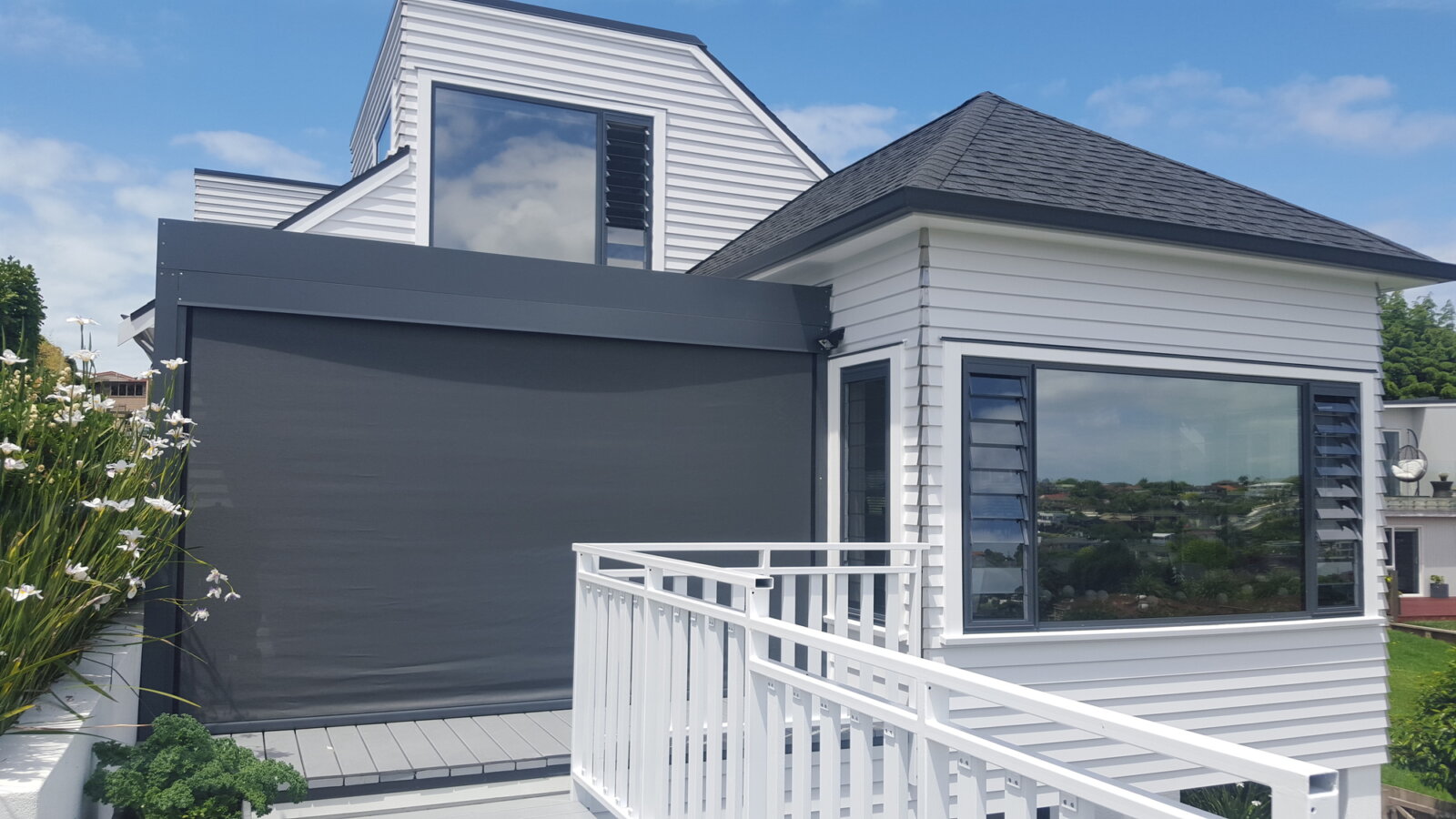 thi công rèm cuốn zipper Tân Bình chống nắng