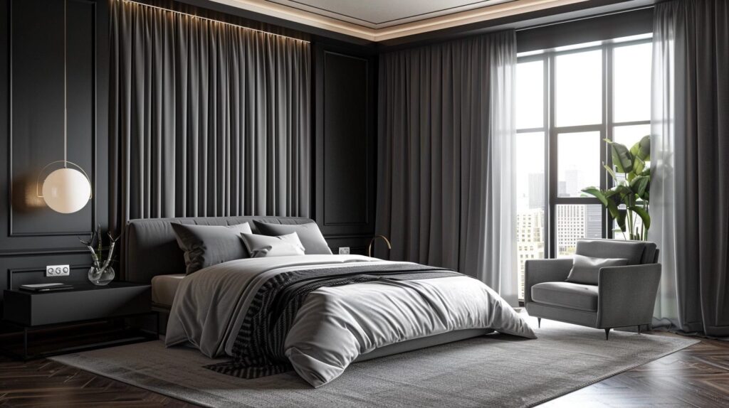 công dụng của rèm cửa phòng ngủ trong chống nắng và cách nhiệt hiệu quả