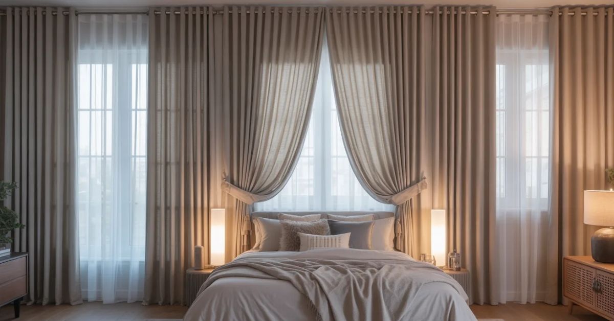 lắp rèm cửa phòng ngủ tại nhà chuyên nghiệp đo đạc miễn phí