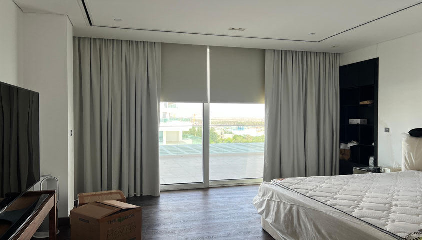 mẫu rèm phòng ngủ cách âm chuyên dụng cao cấp cản âm và cản sáng