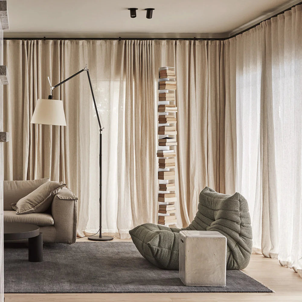 mẫu rèm phòng ngủ phong cách Nhật Bản nhẹ nhàng tinh tế hiện đại