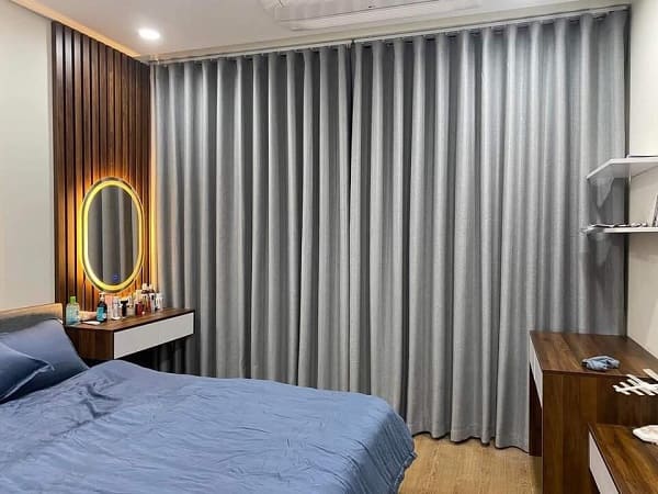 rèm phòng ngủ cho nhà mặt tiền tăng riêng tư cho không gian