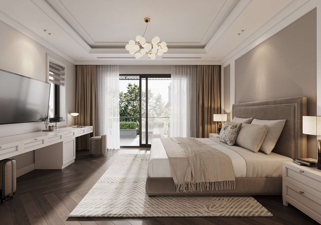 rèm phòng ngủ giảm nóng mùa hè chất liệu chống tia UV cao cấp