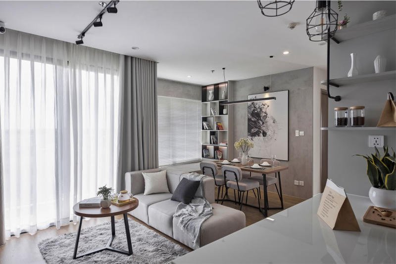 thi công rèm cửa nhập khẩu tphcm thực tế tại nhà