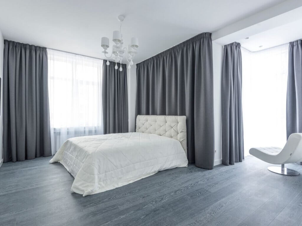 trang trí rèm cửa phòng ngủ vintage ấm áp tinh tế