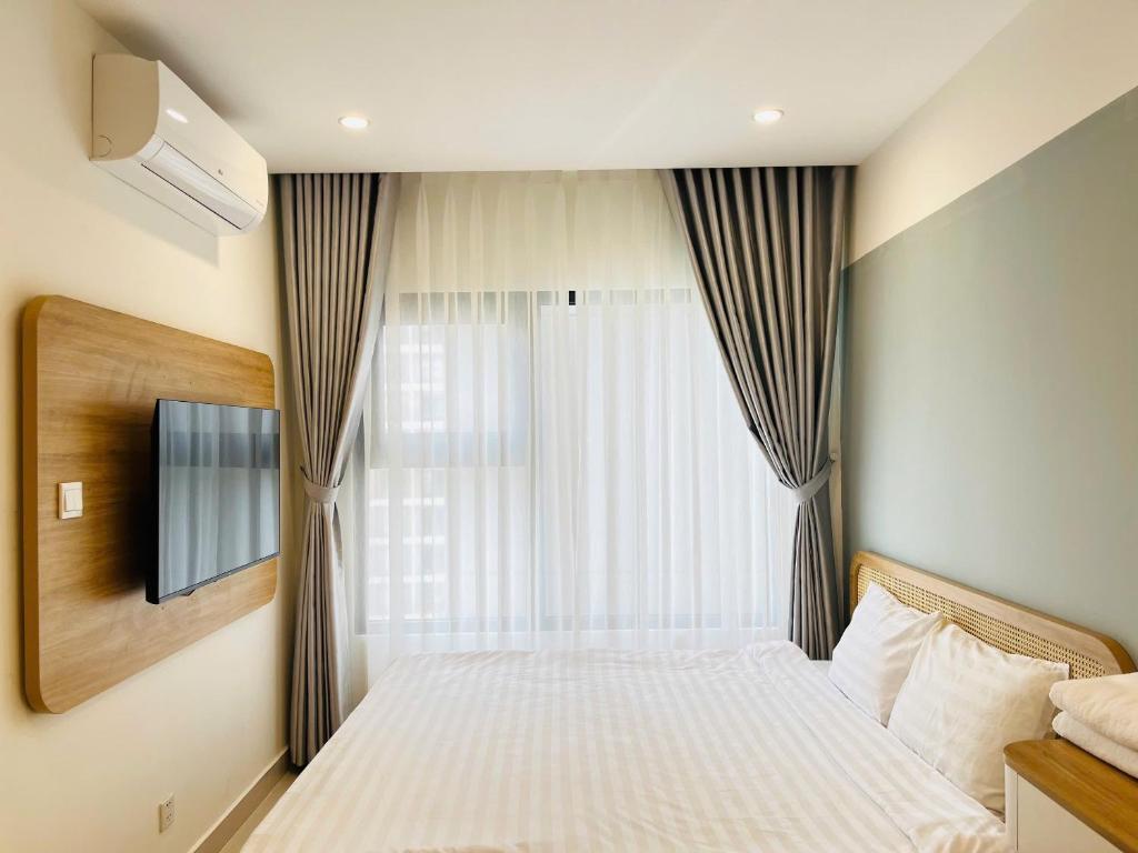 rèm cửa cho nhà thiết kế nội thất đồng bộ concept không gian sống