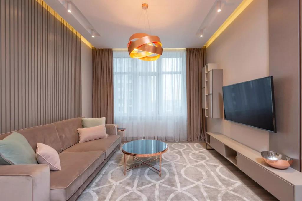 Báo giá rèm phòng khách nhanh chóng theo kích thước thực tế