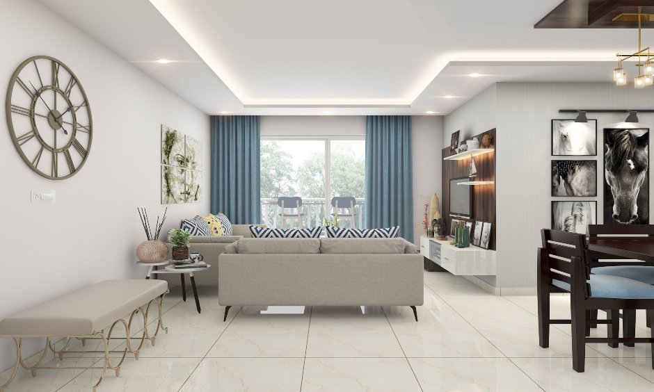 Mẫu rèm phòng khách cao cấp 2 lớp kết hợp voan và vải nhung