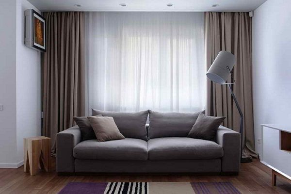 Rèm phòng khách chống tia UV bảo vệ nội thất khỏi ánh nắng
