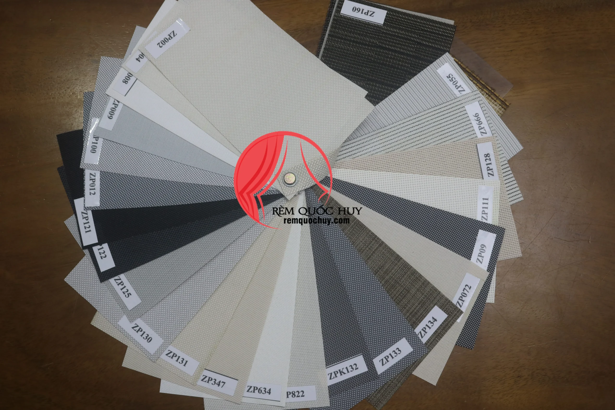 Catalogue mẫu vài rèm zipper Catalogue mẫu vài rèm zipper
