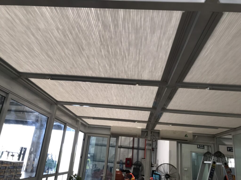 rèm giếng trời smart home tích hợp điều khiển tự động